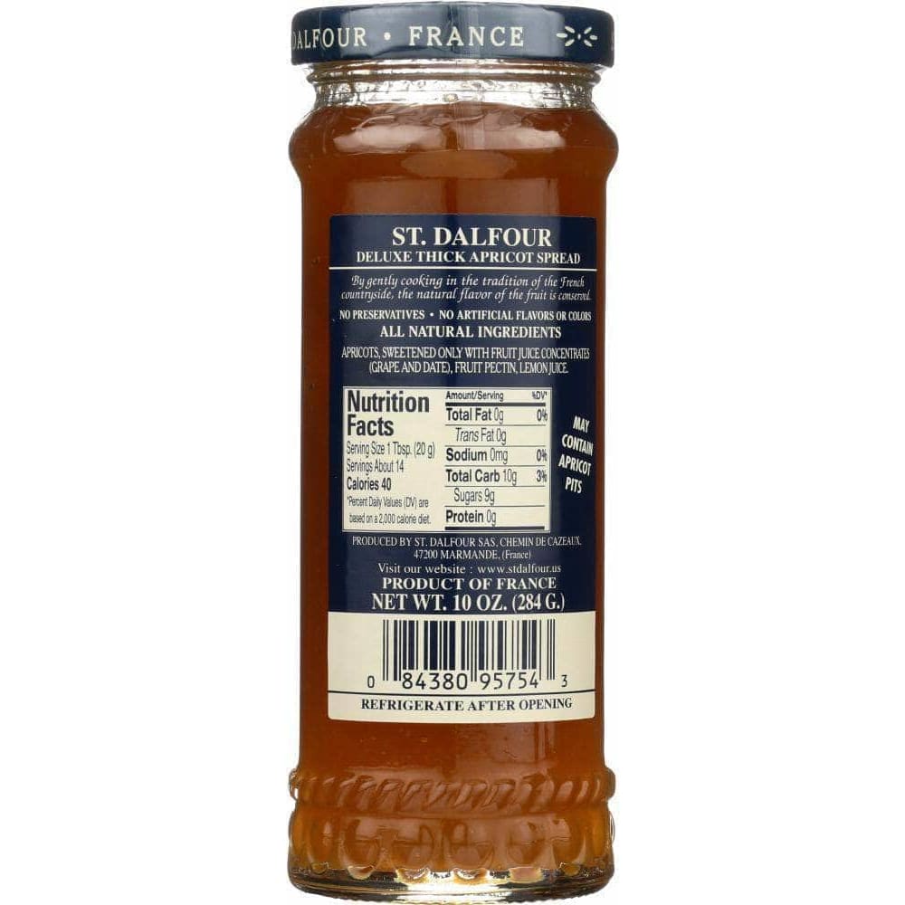 St Dalfour St Dalfour All Natural Fruit Spread Apricot, 10 oz