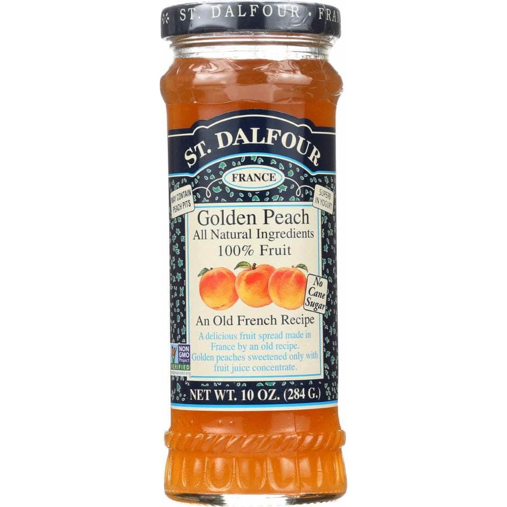 St Dalfour St Dalfour All Natural Fruit Spread Golden Peach, 10 oz