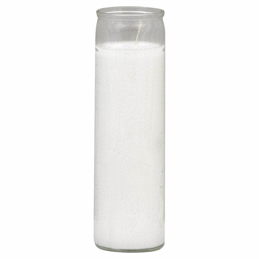 ST JUDE Home Products > Household Products ST JUDE: White Clear Glass Candle, 1 ea