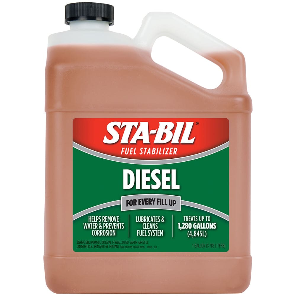 STA-BIL Diesel Formula Fuel Stabilizer & Performance Improver - 1 Gallon - Automotive/RV | Cleaning,Boat Outfitting | Cleaning - STA-BIL