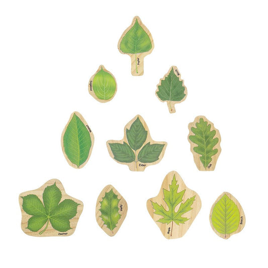 Stacking Leaves Wooden - Sorting - Learning Advantage