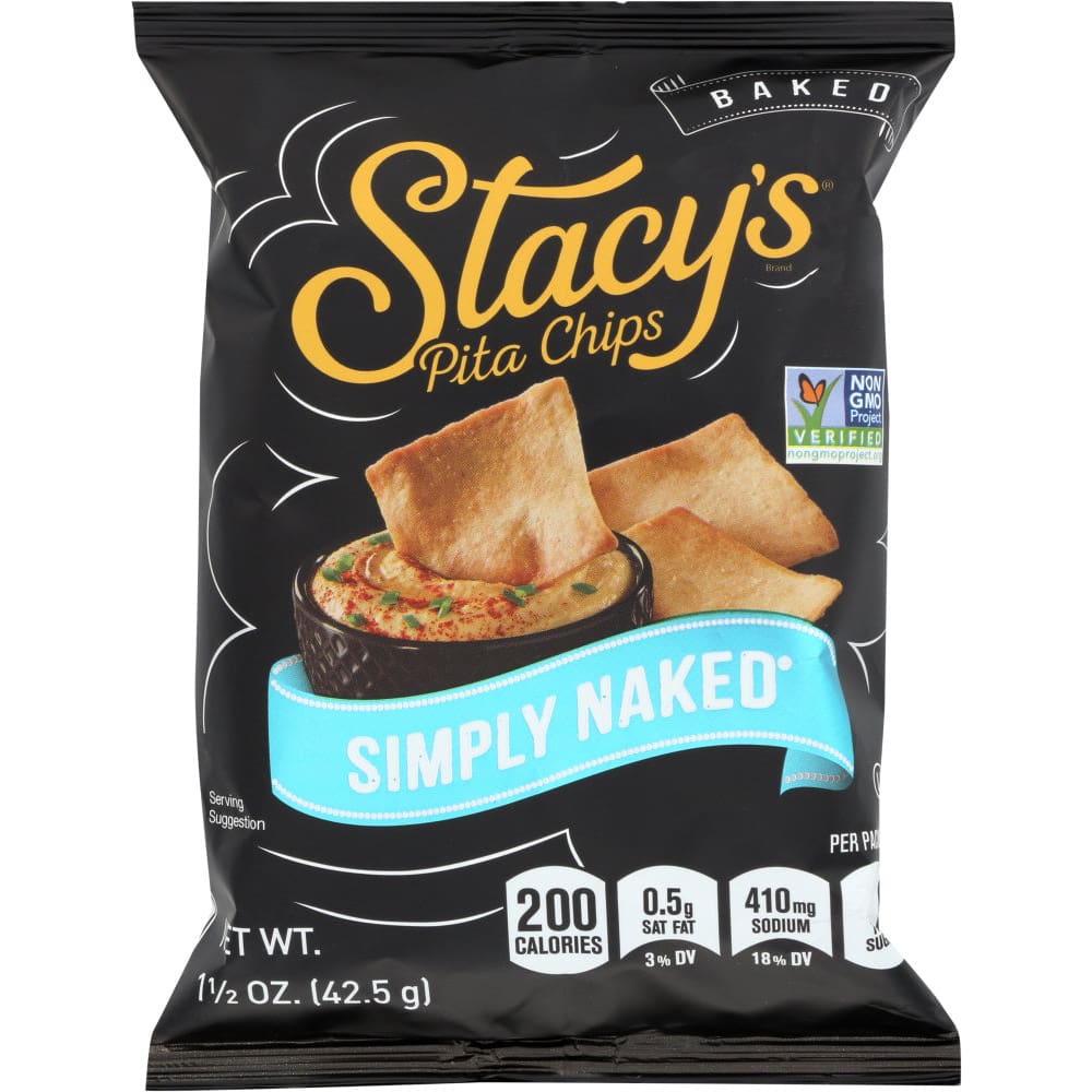 STACYS PITA CHIP: Stacy’s Simply Naked Pita Chips 1.5 oz (Pack of 6) - Pita & Bagel Chips - STACYS BRAND