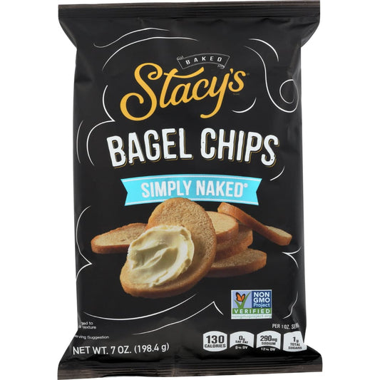 STACYS: Simply Naked Bagel Chips 7 oz (Pack of 5) - MONTHLY SPECIALS - STACYS