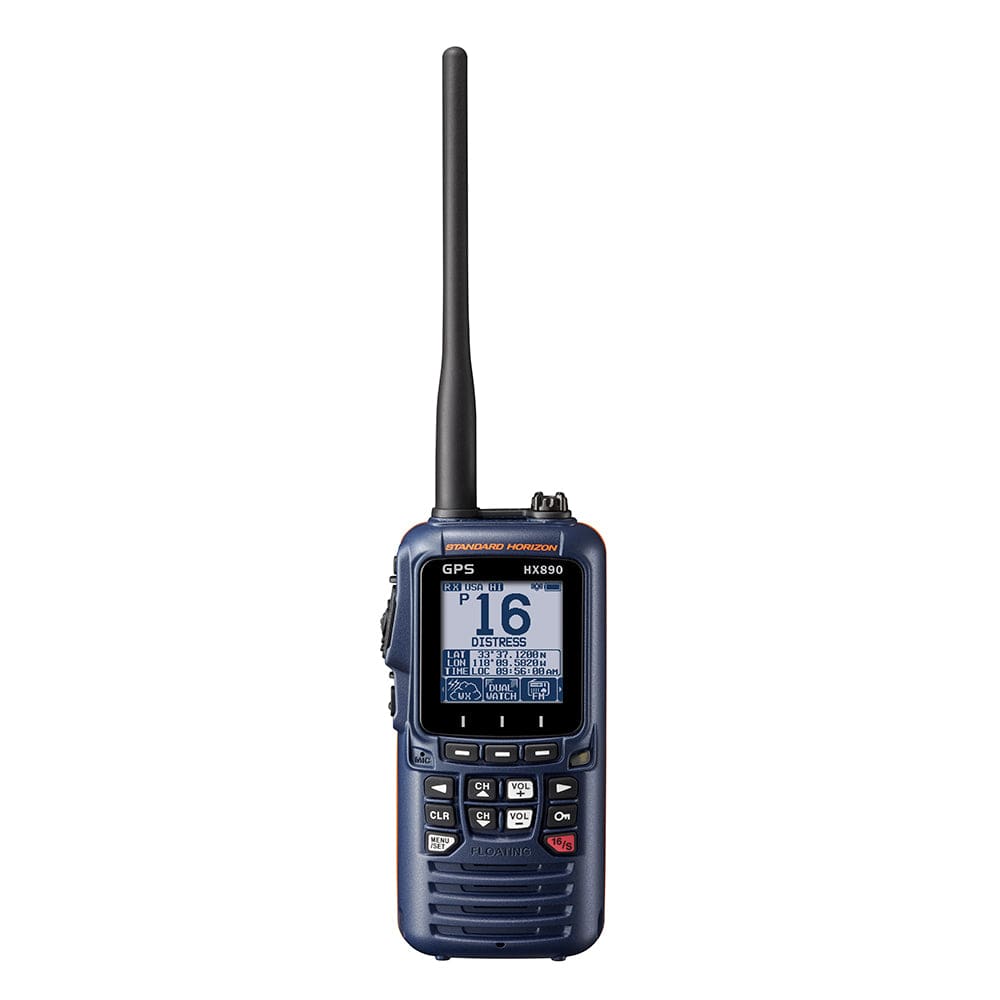 Standard Horizon HX890 Floating 6 Watt Class H DSC Handheld VHF/ GPS - Navy Blue - Paddlesports | VHF - Handheld,Communication | VHF -