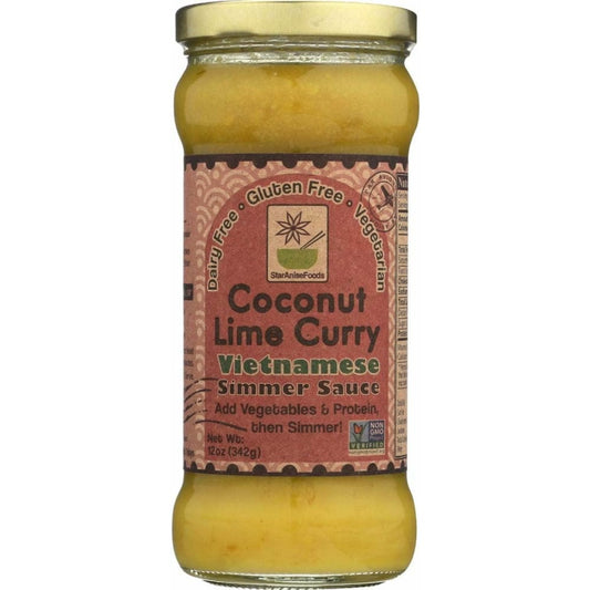 STAR ANISE STAR ANISE Sauce Coconut Lime Curry, 12 oz