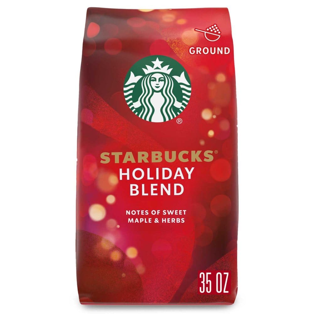 Starbucks Medium Roast Ground Coffee Holiday Blend (35 oz.) - Starbucks Coffee - Starbucks
