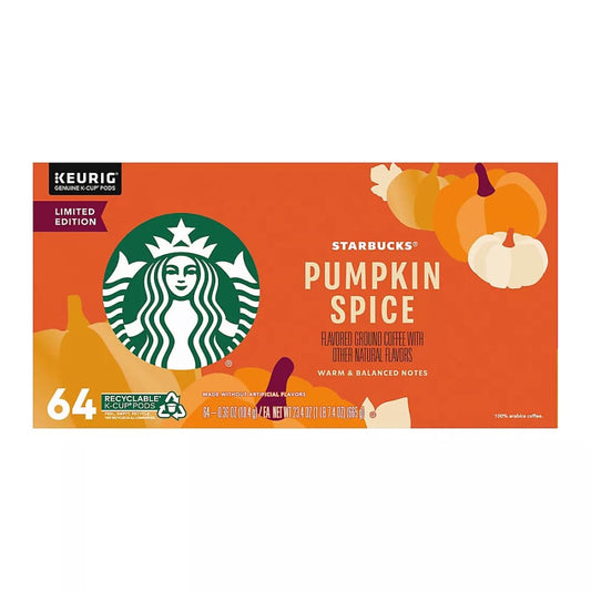 Starbucks Pumpkin Spice Coffee K-Cups 64 ct. - Starbucks