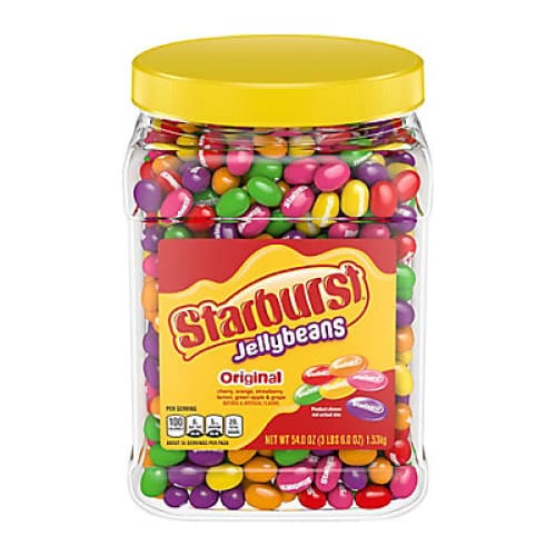Starburst Original Easter Jelly Beans Chewy Candy Bulk Jar 54 oz. - Home/Grocery/Candy/Gummy Hard & Chewy Candy/ - Mars