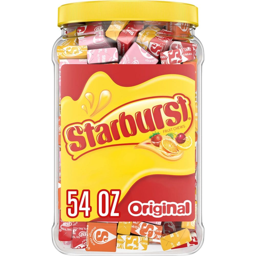 Starburst Original Fruity Chewy Candy Bulk Jar (3lbs 6oz) - Candy - Starburst Original