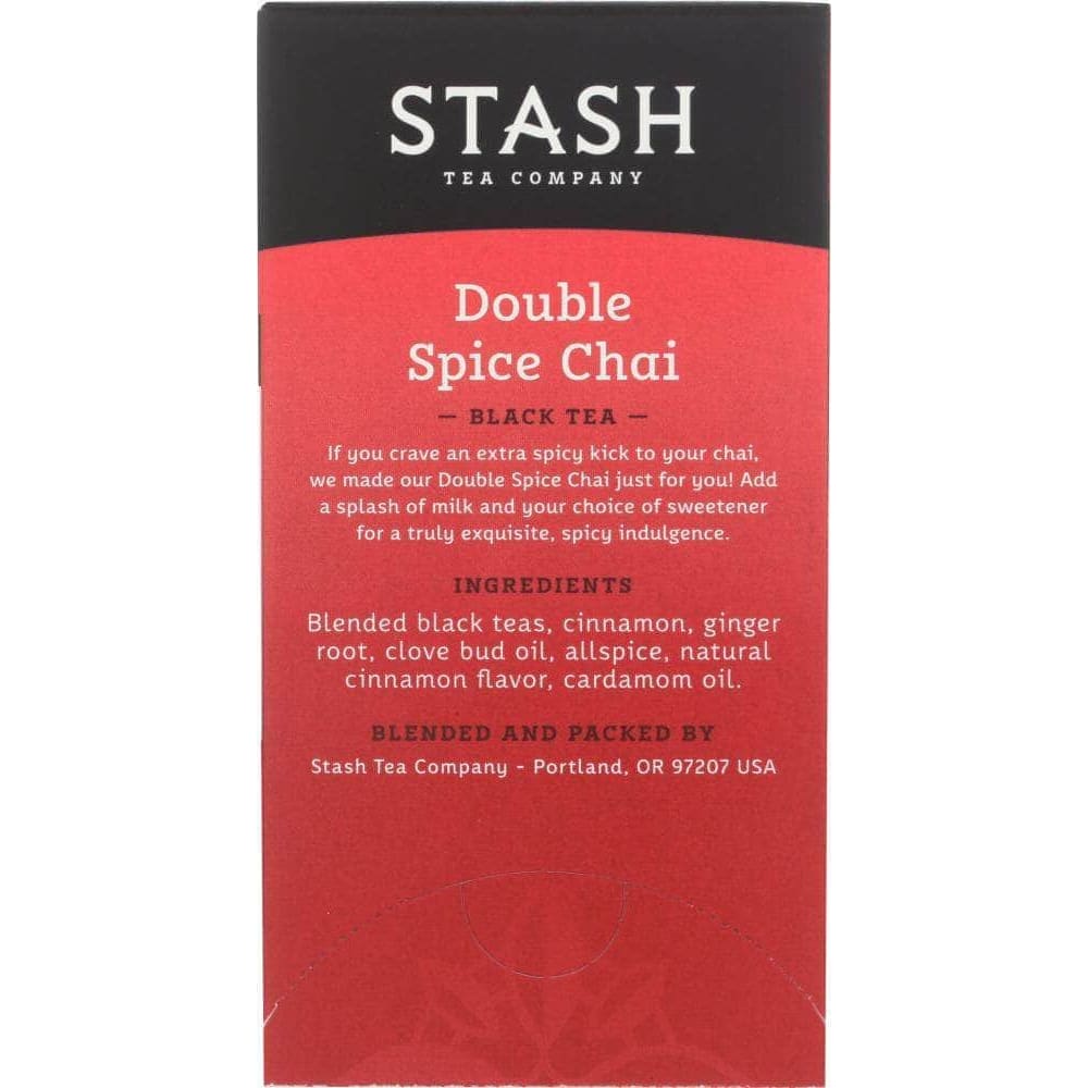 Stash Stash Tea Black Tea Double Spice Chai 18 tea bags, 1.1 oz