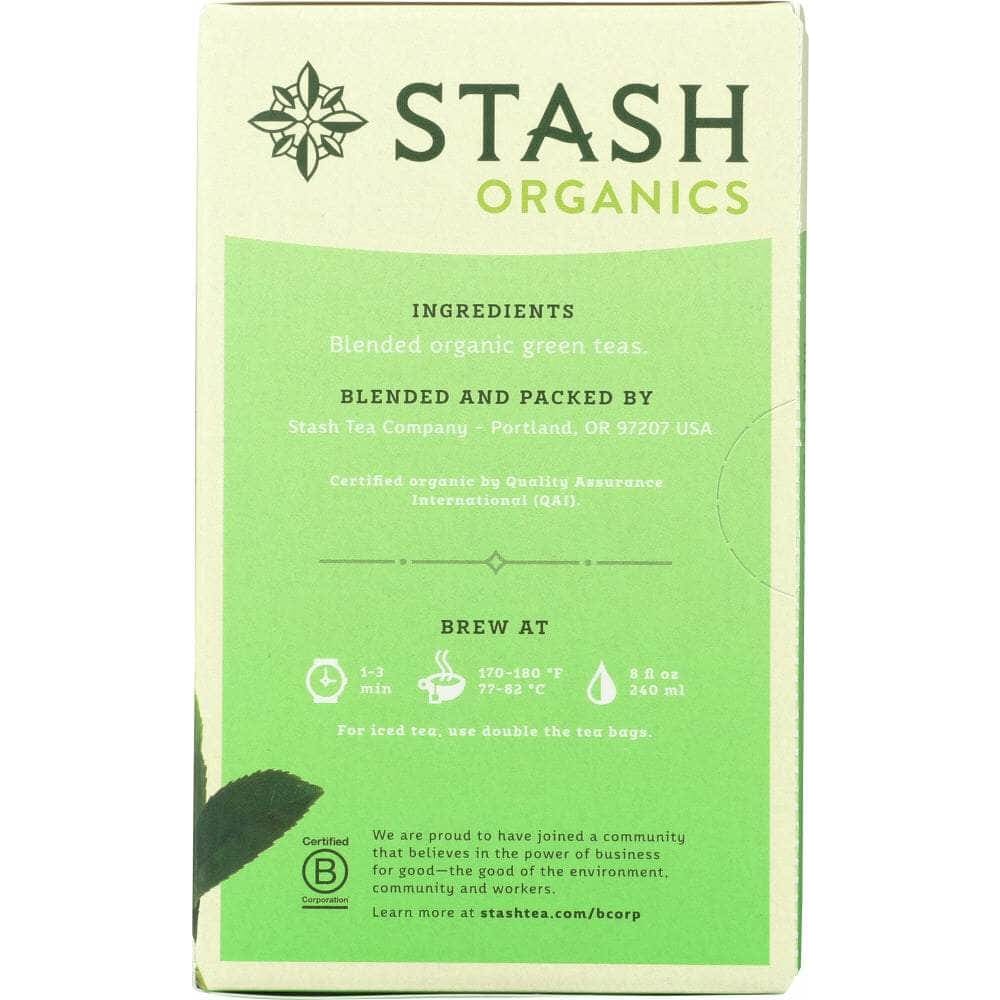 Stash Stash Tea Organic Premium Green Tea 18 Tea Bags, 1.1 oz