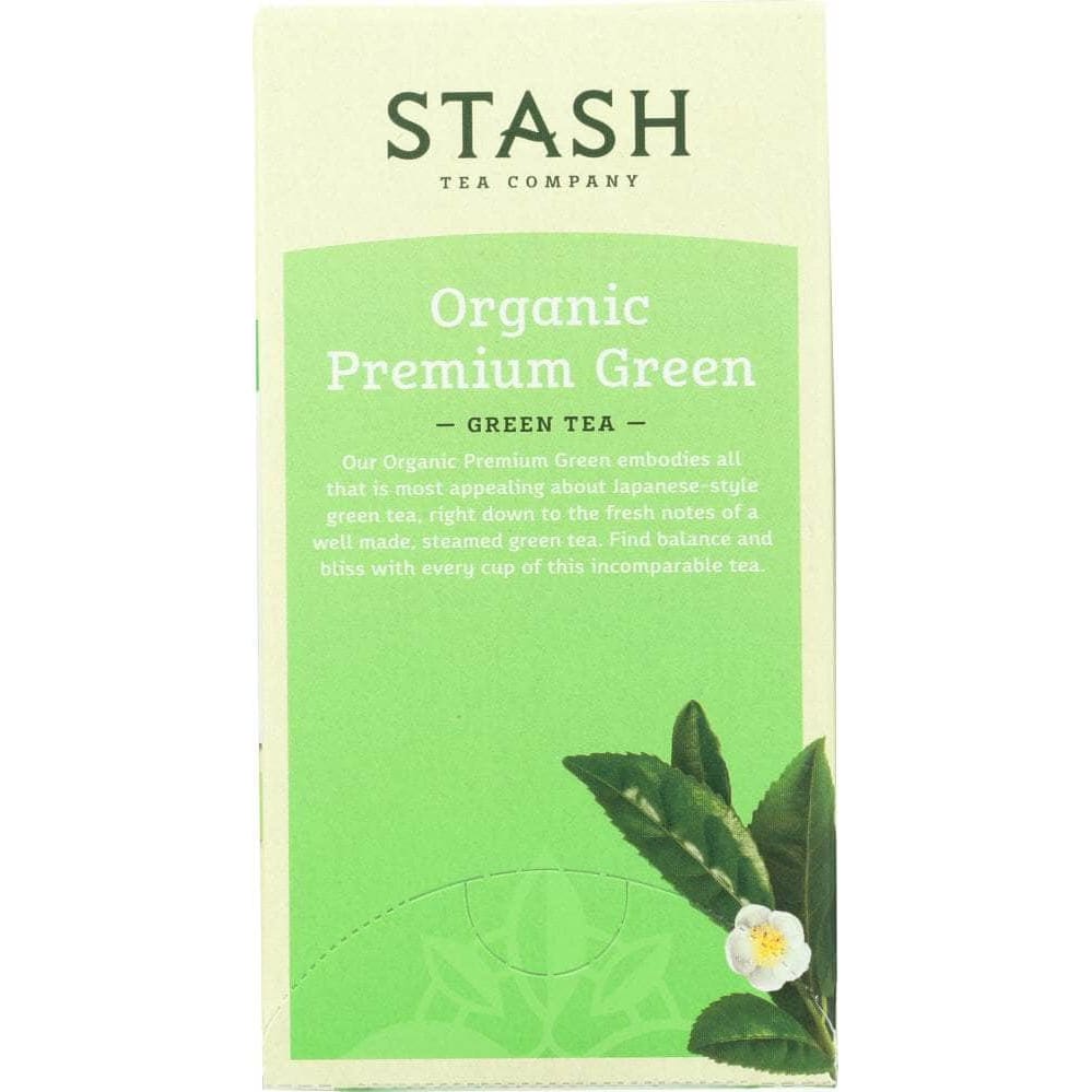 Stash Stash Tea Organic Premium Green Tea 18 Tea Bags, 1.1 oz