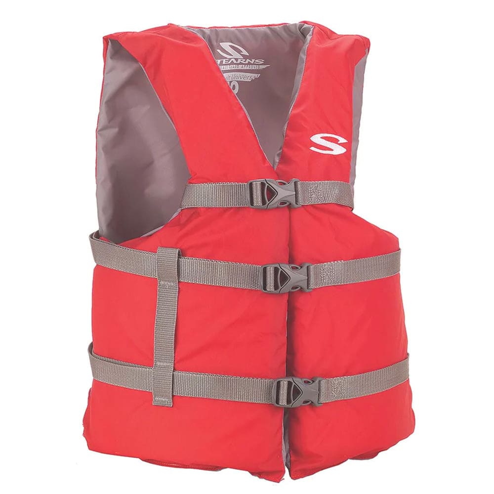 Stearns Classic Series Adult Universal Oversized Life Jacket - Red - Marine Safety | Personal Flotation Devices - Stearns
