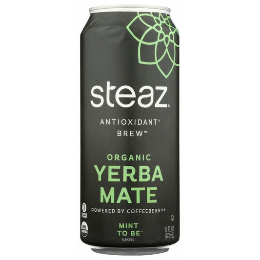 STEAZ Steaz Yerba Mate Mint To Be, 16 Fo