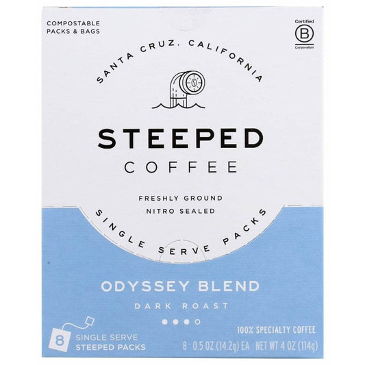 STEEPED COFFEE Steeped Coffee Coffee Odyssey Blend Dk, 8 Ea
