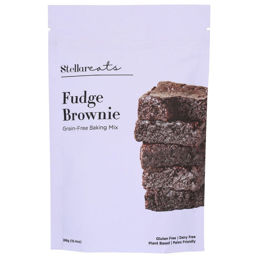 STELLAR EATS: Fudge Brownie Baking Mix 296 gm (Pack of 2) - Cooking & Baking > Baking Ingredients - STELLAR EATS