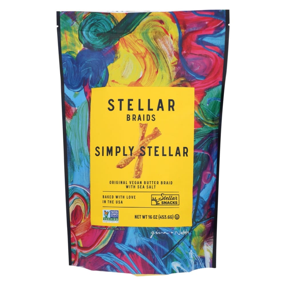 STELLAR SNACKS: Pretzel Braids Smply Stlr 16 OZ (Pack of 4) - Grocery > Snacks > Chips > Pretzels - STELLAR SNACKS