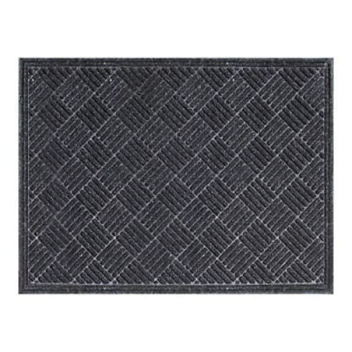 Stepguard 3’ x 4’ Contours Parquet Charcoal Mat - Charcoal - Home/Home/Rugs & Flooring/Flooring & Doormats/ - ShelHealth