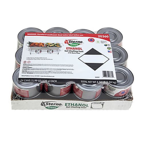 Sterno 2-Hour Ethanol Gel Canned Chafing Fuel 24 pk. - Home/Seasonal/Holiday/Holiday Party Supplies & Cleanup/ - Sterno