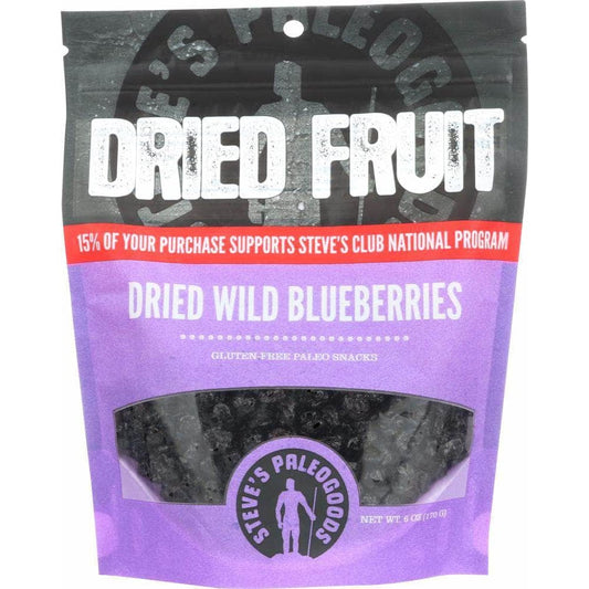 STEVES PALEOGOODS Steve'S Paleogoods Dried Fruit Blueberries, 6 Oz