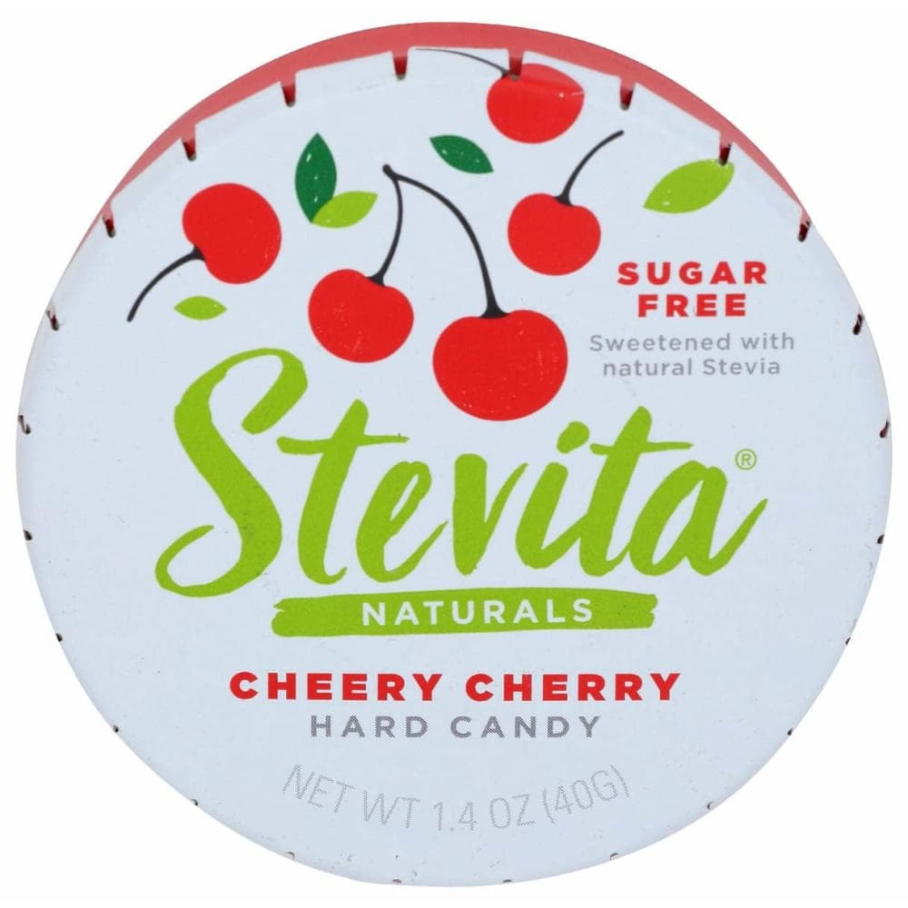 STEVITA Grocery > Chocolate, Desserts and Sweets > Candy STEVITA: Cherry Cherry Hard Candy Sugar Free, 1.4 oz