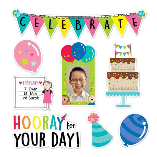 Stick Kids Happy Birthday Mini Bbs (Pack of 6) - Classroom Theme - Creative Teaching Press