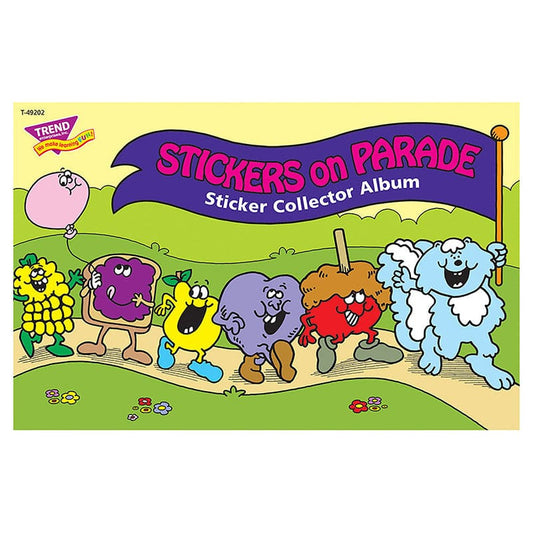 Sticker Collector Album Parade Stickers On (Pack of 6) - Stickers - Trend Enterprises Inc.