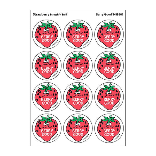 Stickers 24Ct Berry Good Strawberry (Pack of 12) - Stickers - Trend Enterprises Inc.