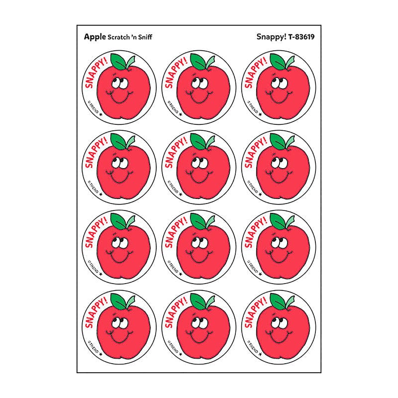Stickers 24Ct Snappy Apple Scent (Pack of 12) - Stickers - Trend Enterprises Inc.
