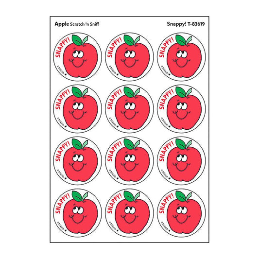Stickers 24Ct Snappy Apple Scent (Pack of 12) - Stickers - Trend Enterprises Inc.