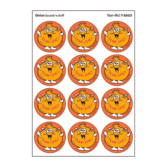 Stickers 24Ct Tear Ific Onion Scent (Pack of 12) - Stickers - Trend Enterprises Inc.