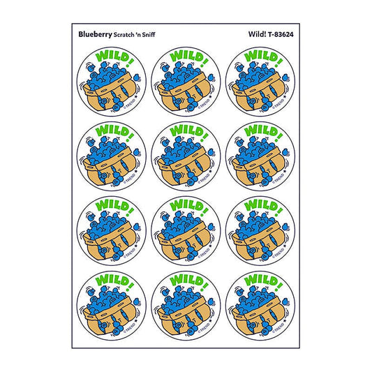Stickers 24Ct Wild Blueberry Scent (Pack of 12) - Stickers - Trend Enterprises Inc.
