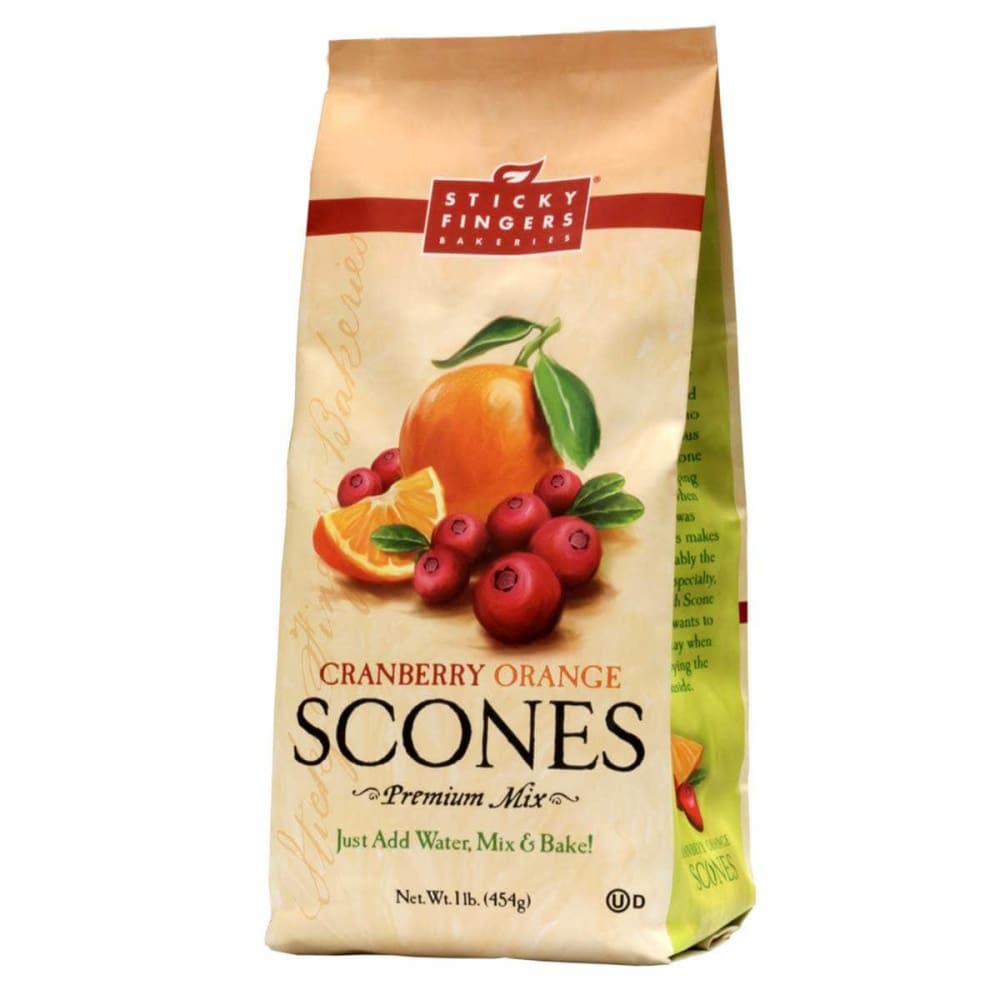 STICKY FINGERS BAKERIES Grocery > Cooking & Baking > Baking Ingredients STICKY FINGERS BAKERIES: Cranberry Orange Scones, 16 oz