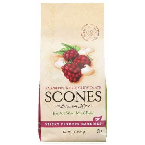 STICKY FINGERS BAKERIES Grocery > Cooking & Baking > Baking Ingredients STICKY FINGERS BAKERIES: Raspberry White Chocolate Scones, 16 oz