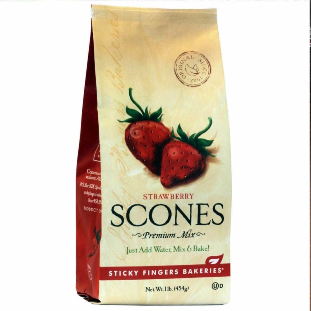 STICKY FINGERS BAKERIES Grocery > Cooking & Baking > Baking Ingredients STICKY FINGERS BAKERIES: Strawberry Scones, 16 oz