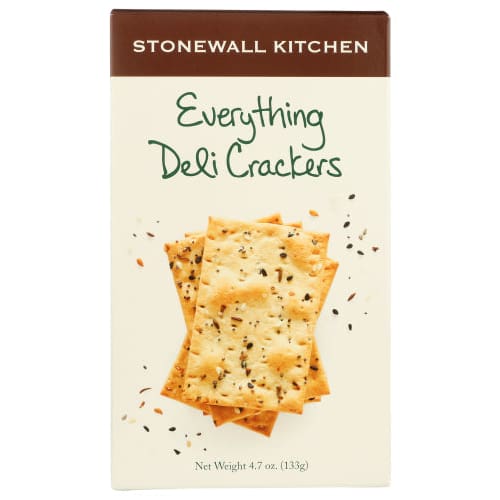 STONEWALL KITCHEN: Crackers Deli Everything 4.7 OZ (Pack of 4) - Grocery > Snacks > Crackers - STONEWALL KITCHEN