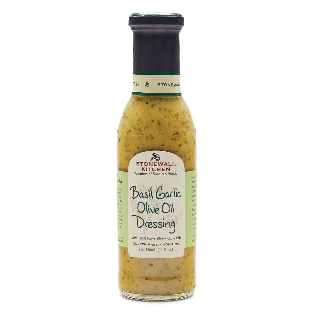 STONEWALL KITCHEN: Dressing Basl Grlc Olive 11 FO (Pack of 3) - Grocery > Pantry > Condiments - STONEWALL KITCHEN