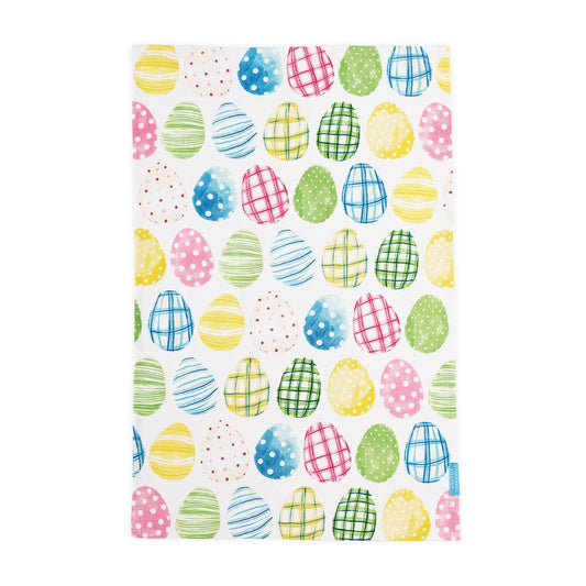 STONEWALL KITCHEN: Easter Egg Plaid Towel 1 ea (Pack of 4) - General Merchandise > HOUSEHOLD PRODUCTS - STONEWALL KITCHEN