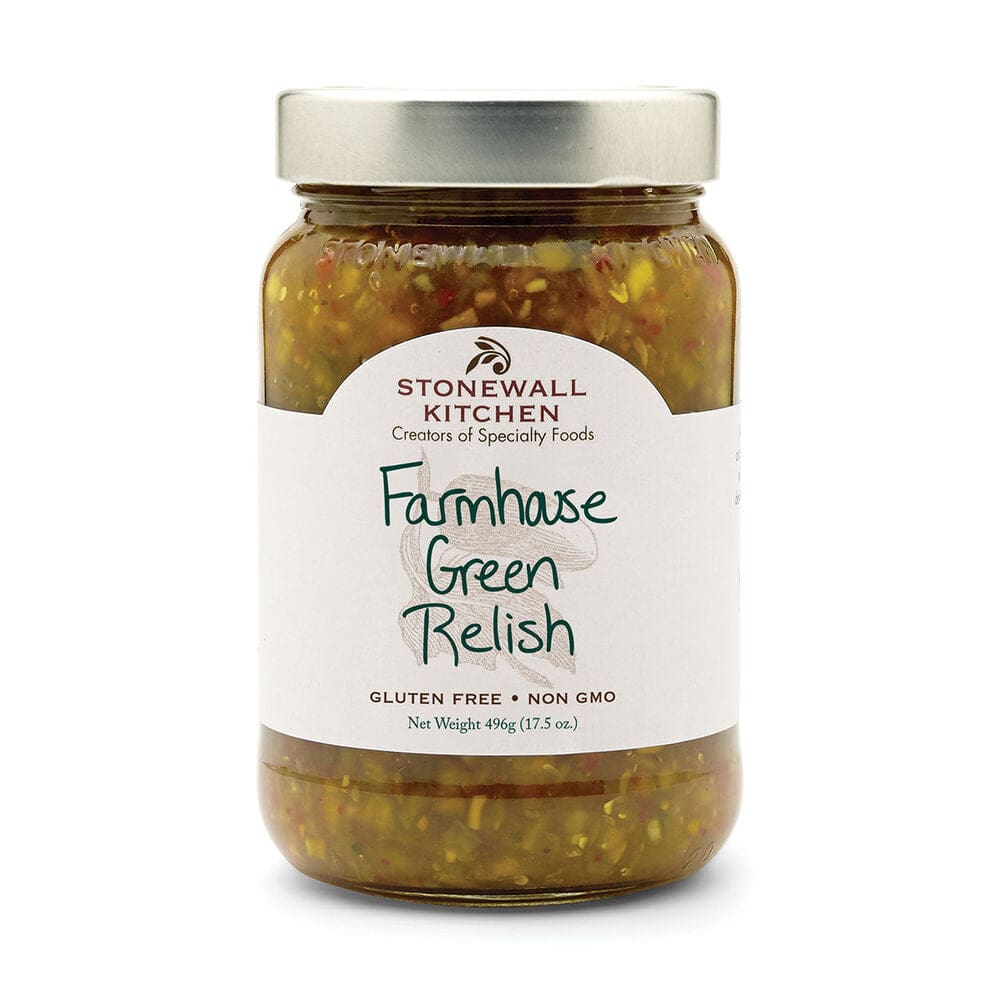 STONEWALL KITCHEN: Farmhouse Green Relish 17.5 oz (Pack of 3) - Grocery > Pantry > Condiments - STONEWALL KITCHEN