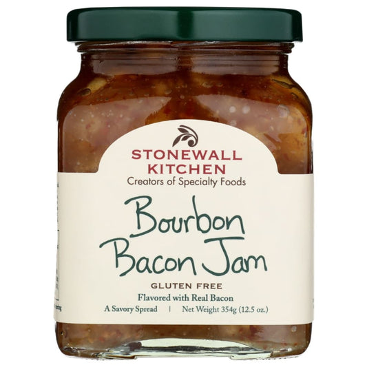 STONEWALL KITCHEN: Jam Bourbon Bacon 12.5 OZ (Pack of 3) - Grocery > Pantry > Jams & Jellies - STONEWALL KITCHEN