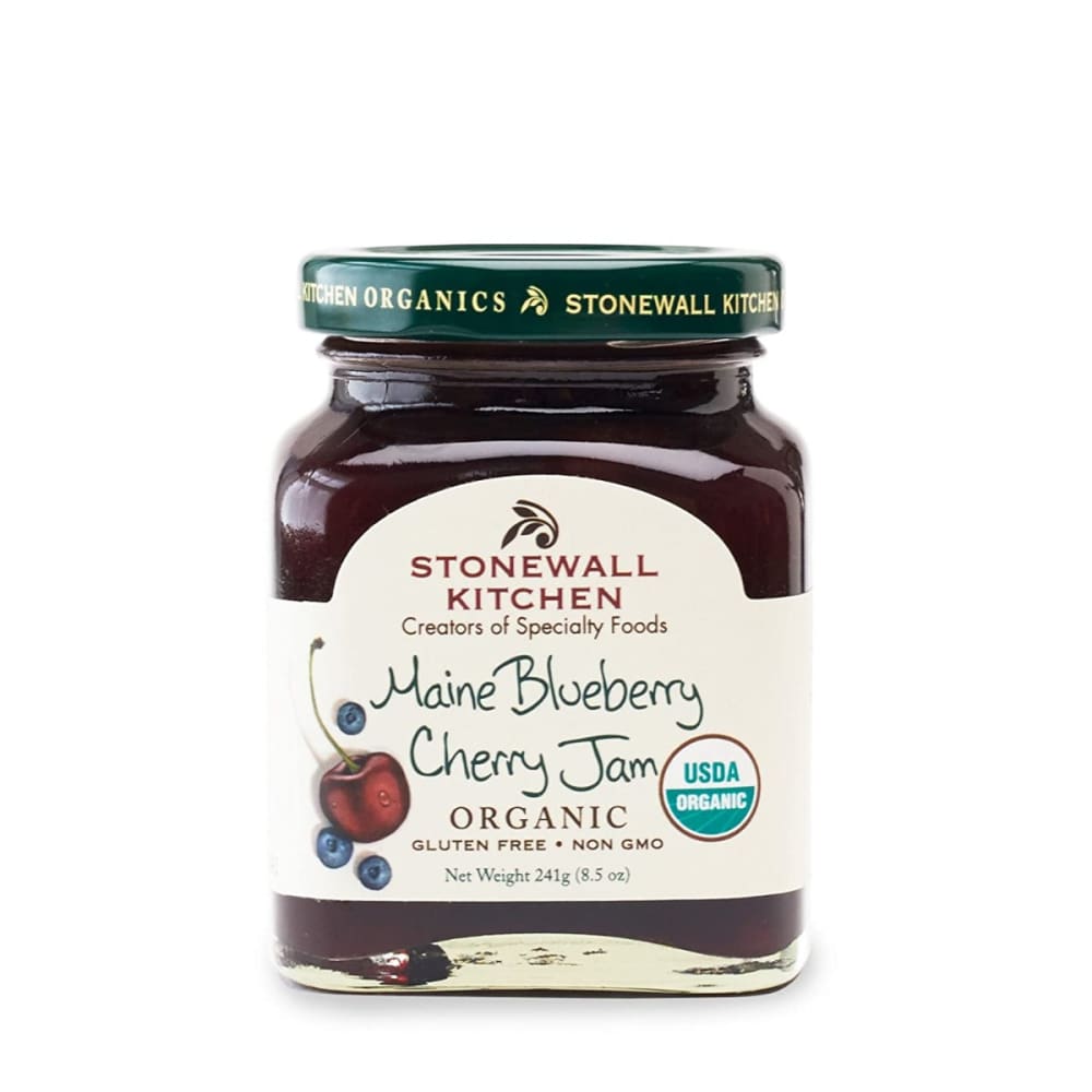 STONEWALL KITCHEN: Jam Maine Bluebrry Cherry 8.5 oz (Pack of 3) - Stonewall Kitchen