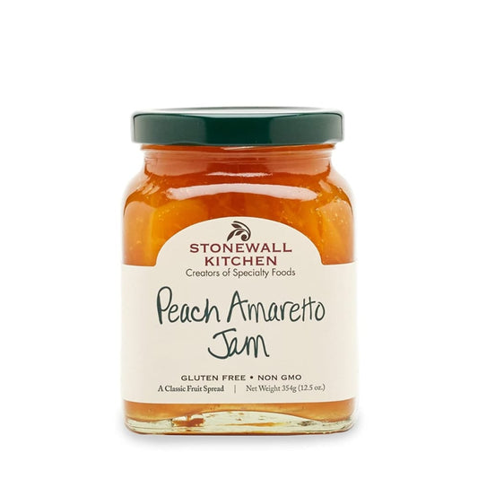 STONEWALL KITCHEN: Peach Amaretto Jam 12.5 oz (Pack of 3) - Pantry > Jams & Jellies - STONEWALL KITCHEN