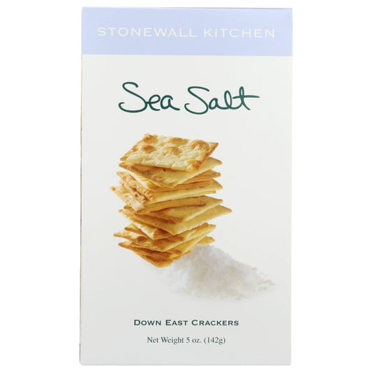 STONEWALL KITCHEN: Sea Salt Crackers 5 oz (Pack of 4) - Grocery > Snacks > Crackers - STONEWALL KITCHEN
