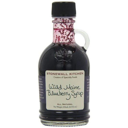 STONEWALL KITCHEN: Wild Maine Blueberry Syrup 8.5 oz (Pack of 3) - Breakfast > Breakfast Syrups - STONEWALL KITCHEN