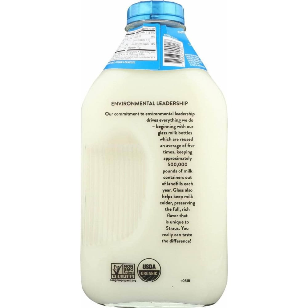 Straus Family Creamery Straus Organic Fat Free Milk, 64 oz