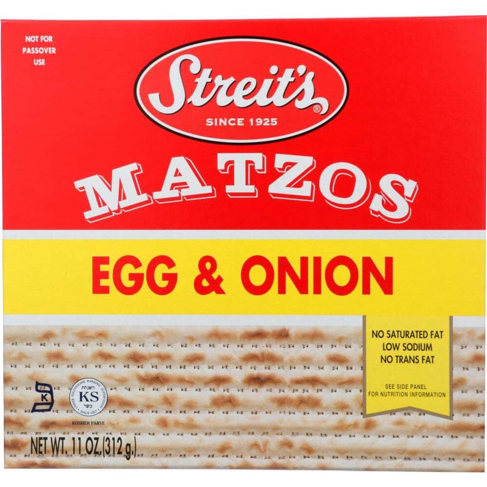 Streits Streits Egg & Onion Matzo, 11 oz