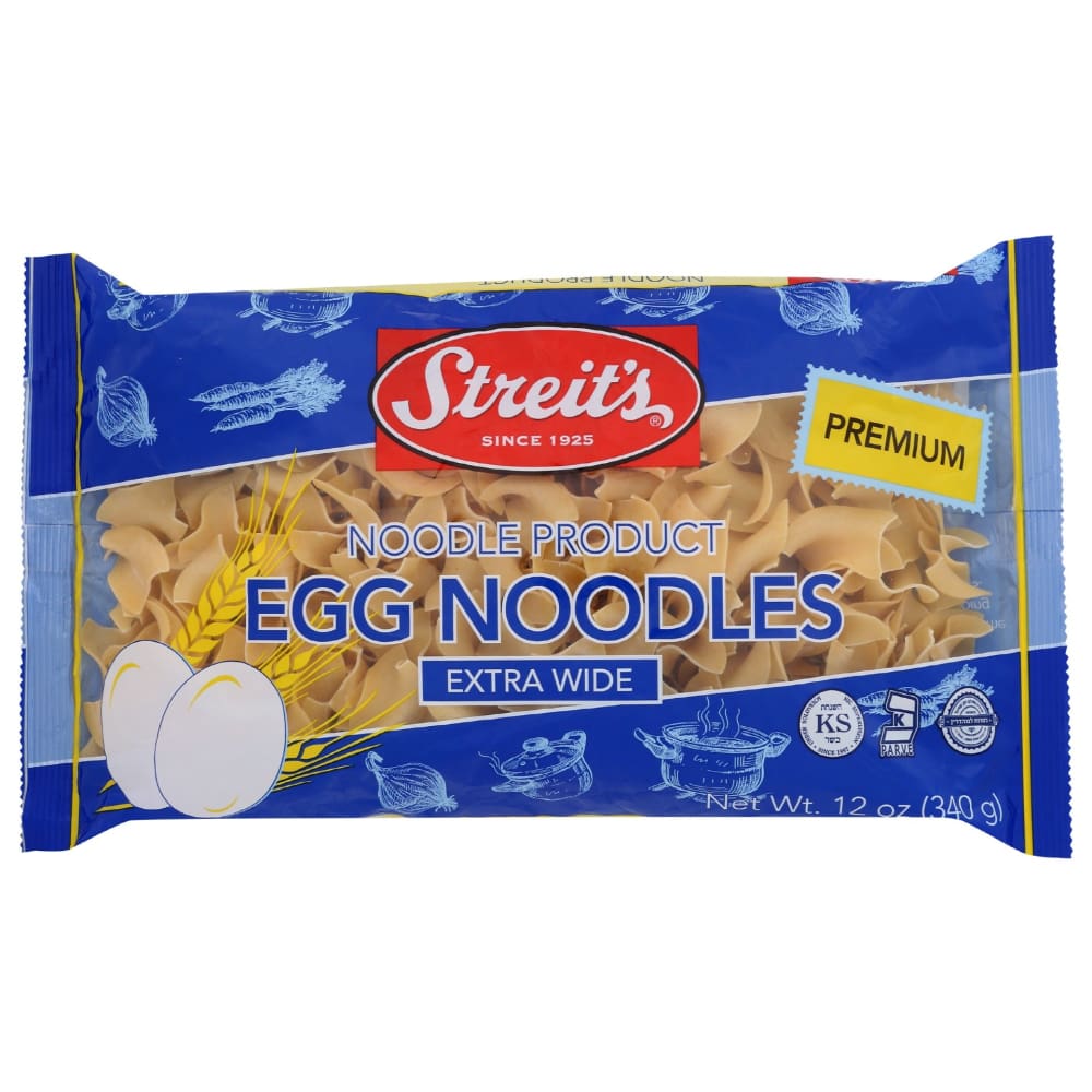 STREITS: Noodle Extra Wide 12 OZ (Pack of 5) - Grocery > Pantry > Pasta and Sauces - STREITS