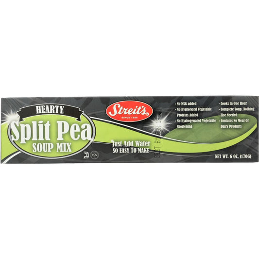 STREITS: Soup Mix Split Pea 6 OZ (Pack of 6) - Grocery > Soups & Stocks - STREITS