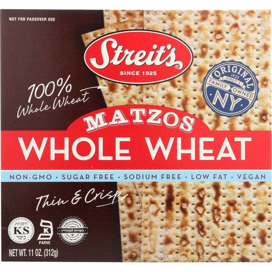 Streits Streits Whole Wheat Matzo, 11 oz