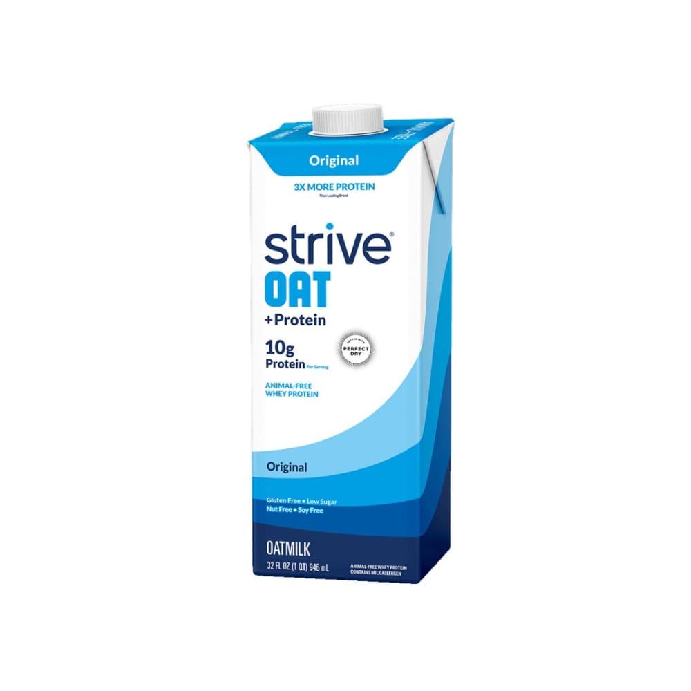 STRIVE: Original Oatmilk Plus Protein 32 fo (Pack of 4) - Grocery > Beverages > Milk & Milk Substitutes - STRIVE